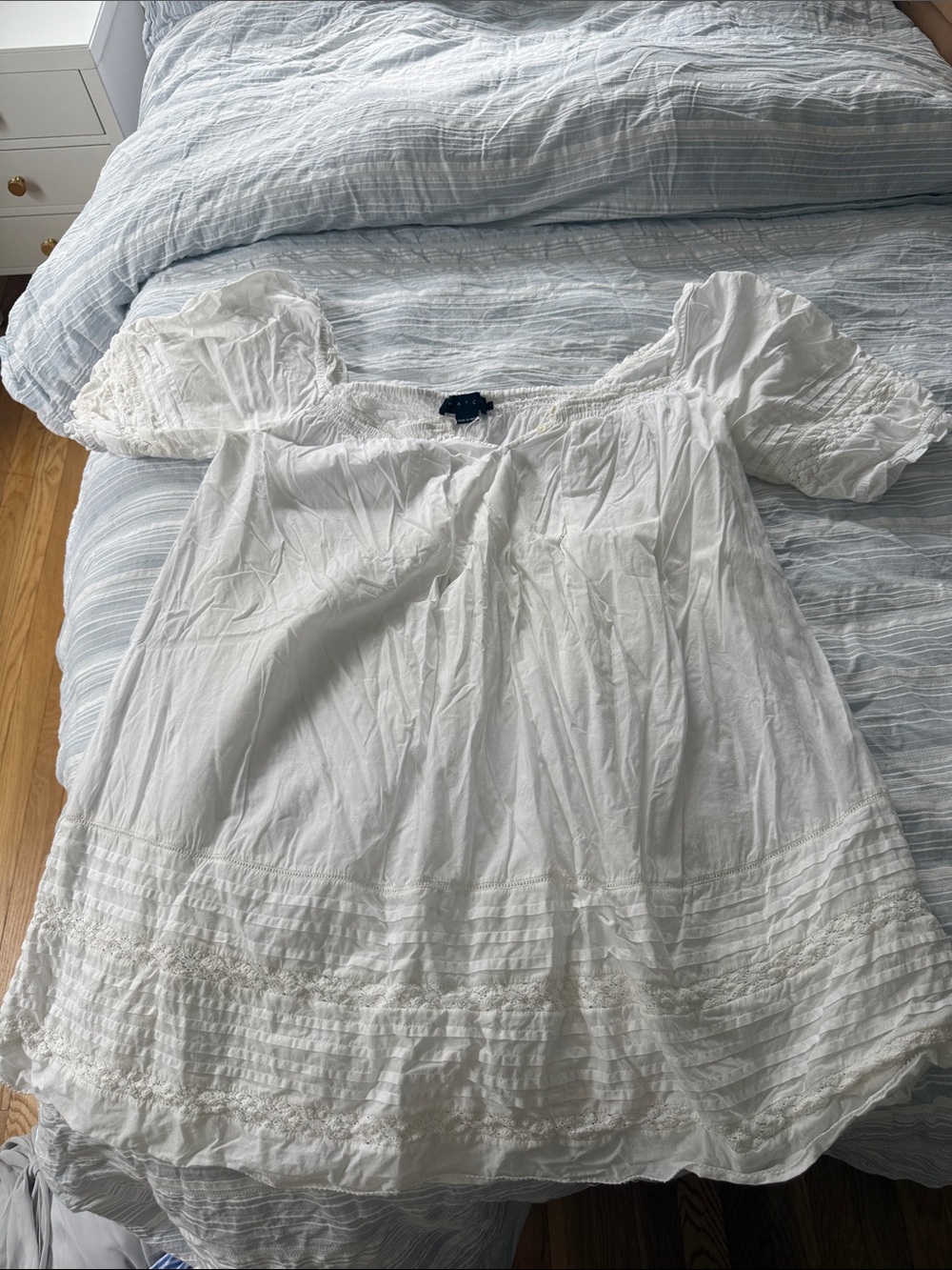 Hatch maternity white dress size medium